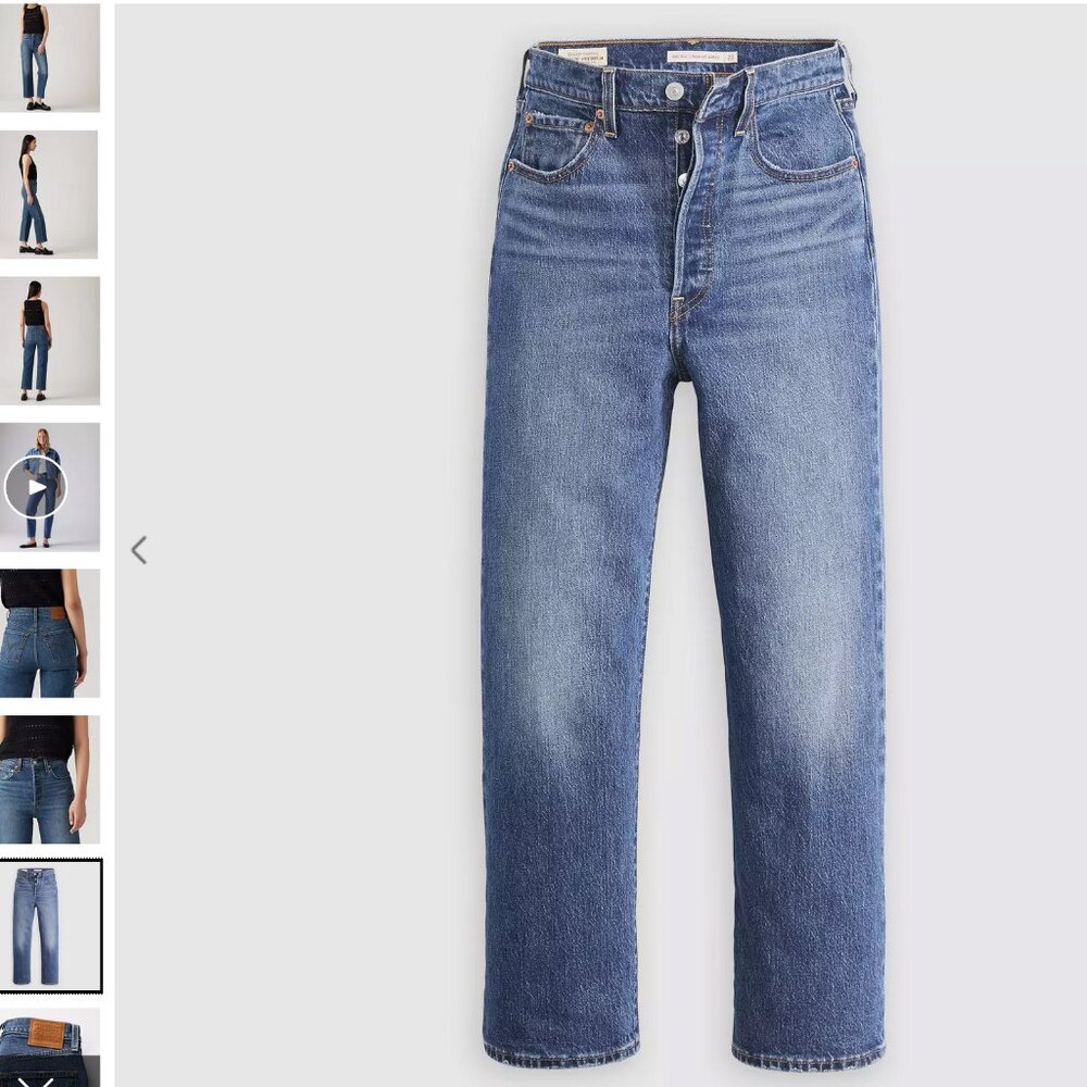 Levis Ribcage Straight size 28